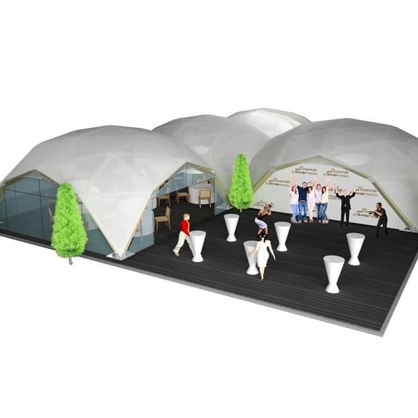 Визуализация шатра в 3D формате