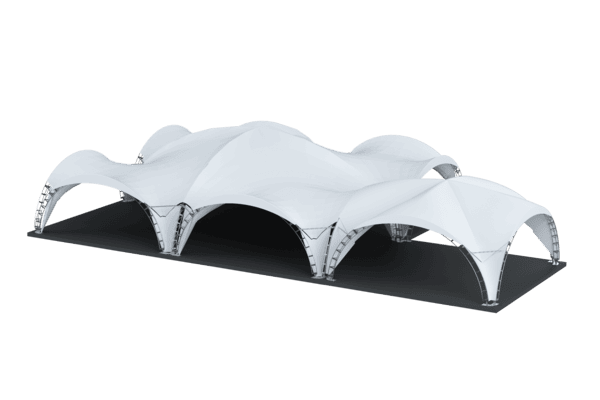Стыковка шатров ArcoTenso Grand и ArcoTenso Dune
