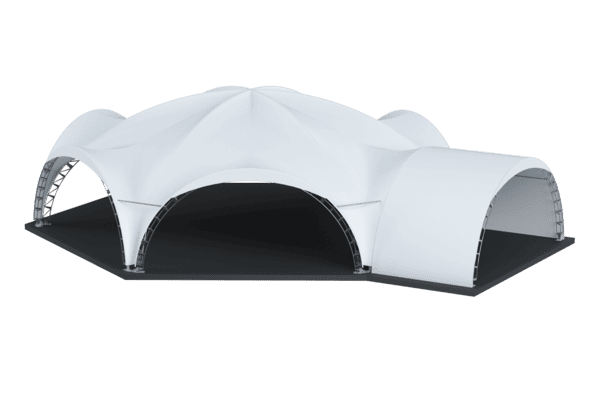Стыковка шатров ArcoTenso Hexagonal и ArcoTenso Additional