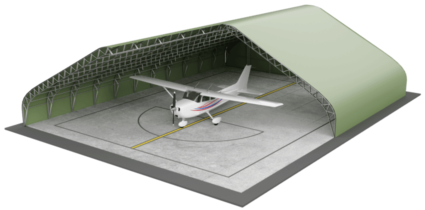 ангар для самолета