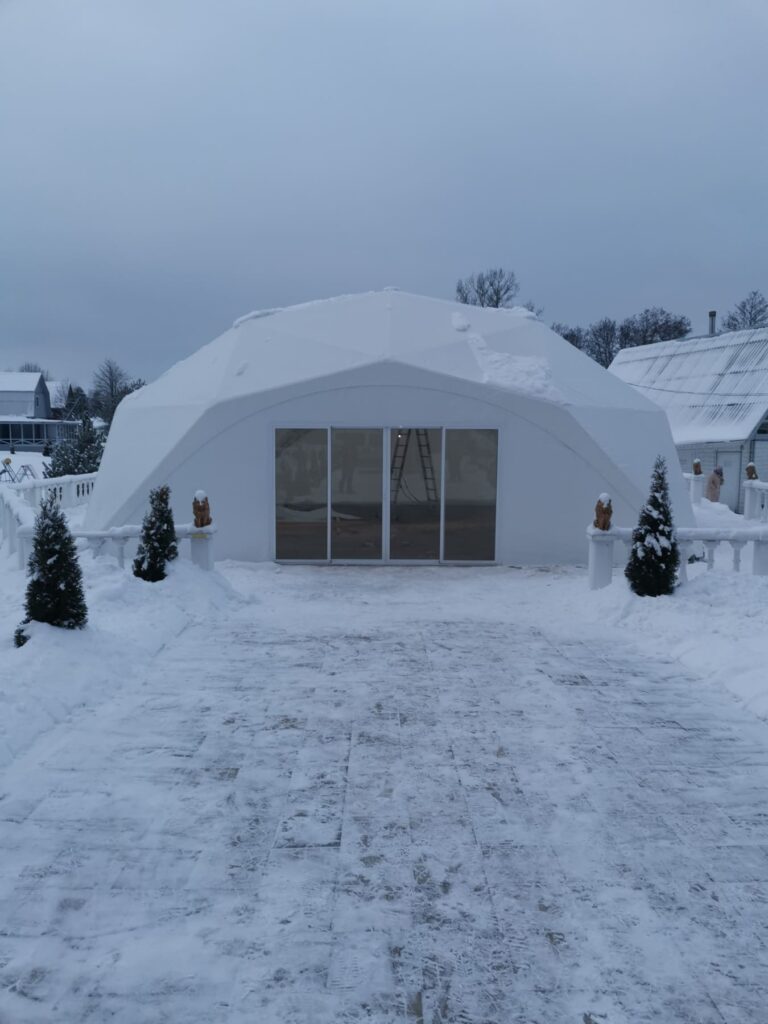 Теплый зимний шатер