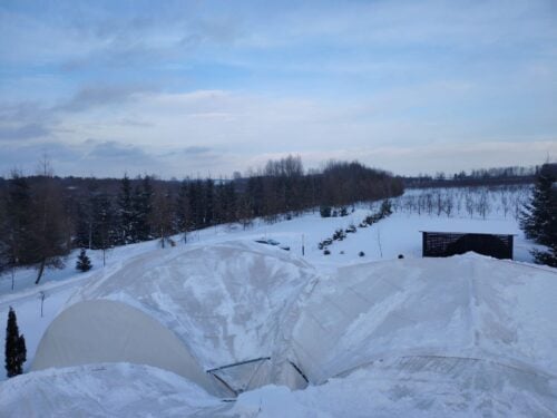 уборка снега шатер