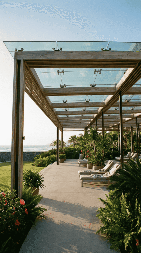 пергола в отеле