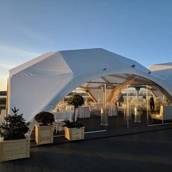 деревянный шатер